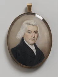 Porträt eines Gentlemans, Trauerminiatur